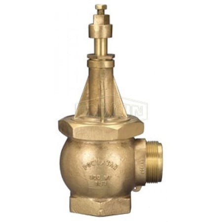 Dixon Wharf Hydrant Valve, 4 x 4-1/2 in Nominal, Female NH NST x Male NH NST End Style, 300 psi Pressure,  WHYD4045F